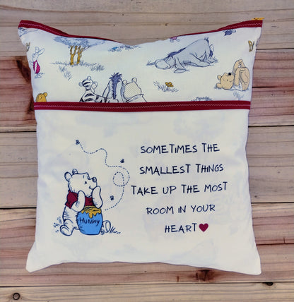 Pooh Bear Book Pillow Design 1