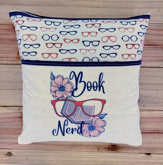 Book Nerd Book Pillow