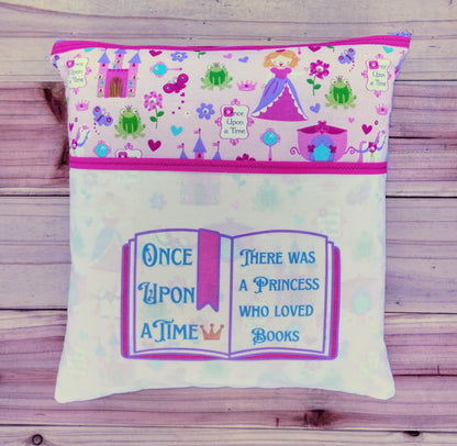 Once Upon A Time There Was A Princess Who Loved Books Book Pillow