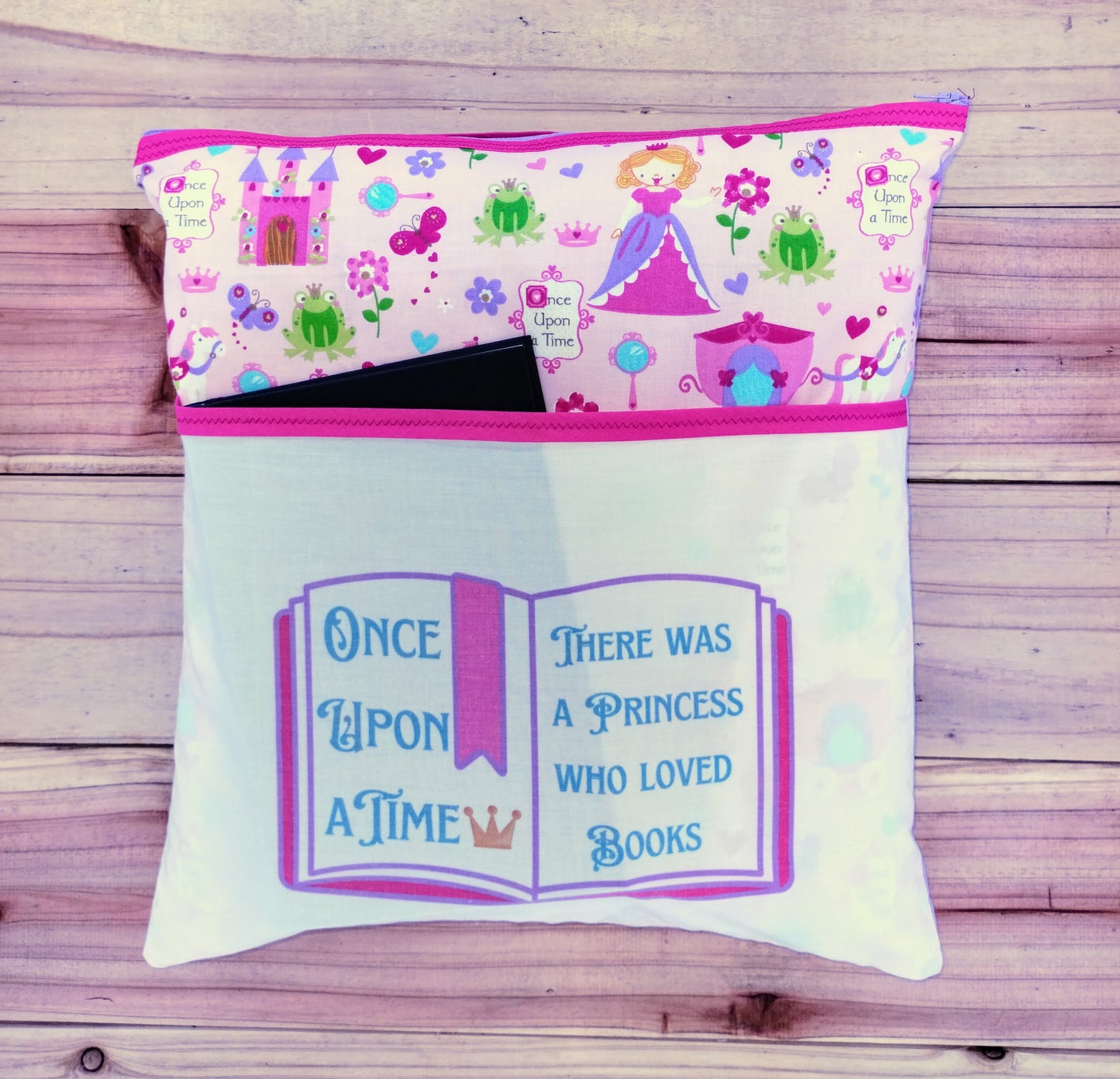 Once Upon A Time There Was A Princess Who Loved Books Book Pillow