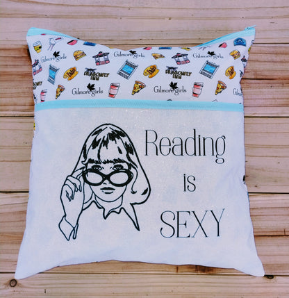 Gilmore Girls reading is sexy reading pillow