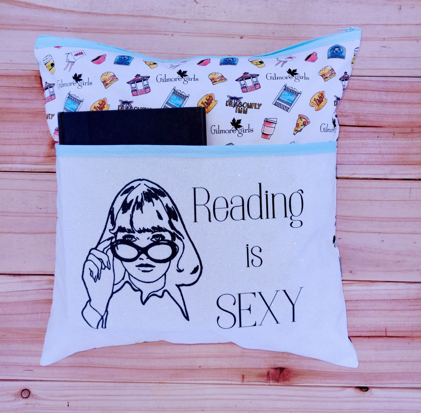 Gilmore Girls reading is sexy reading pillow